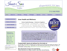 Tablet Screenshot of innerspa.org